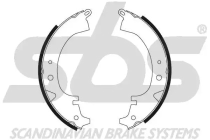 Комлект тормозных накладок sbs 18492745462