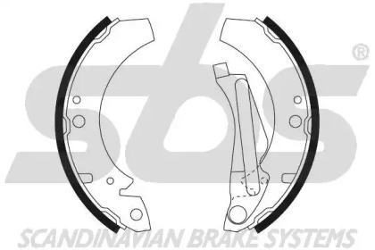 Комлект тормозных накладок sbs 18492747266