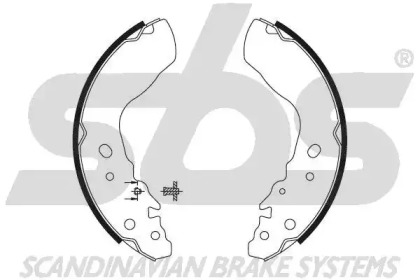 Комлект тормозных накладок sbs 18492752584
