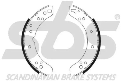 Комлект тормозных накладок sbs 18492799040