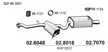 Амортизатор ASSO 02.8018