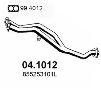 Трубка ASSO 04.1012