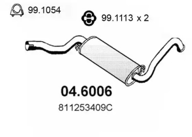 Амортизатор ASSO 04.6006