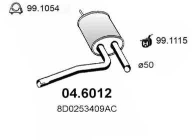 Амортизатор ASSO 04.6012