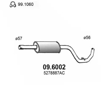 Амортизатор ASSO 09.6002