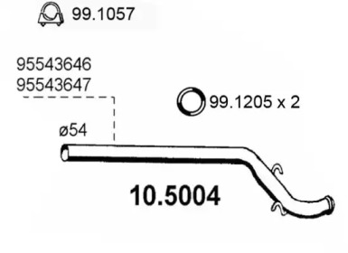 Трубка ASSO 10.5004