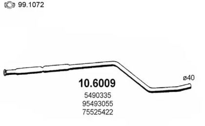 Амортизатор ASSO 10.6009