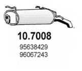 Амортизатор ASSO 10.7008