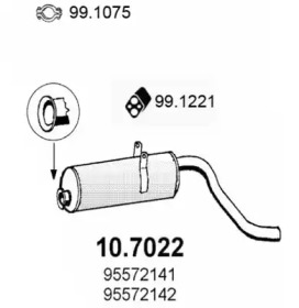 Амортизатор ASSO 10.7022