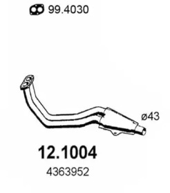 Трубка ASSO 12.1004