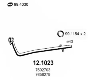 Трубка ASSO 12.1023