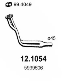 Трубка ASSO 12.1054