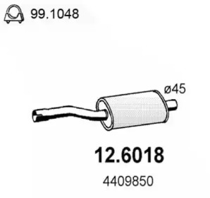 Амортизатор ASSO 12.6018