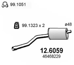 Амортизатор ASSO 12.6059