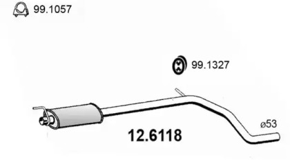 Амортизатор ASSO 12.6118