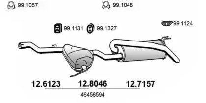 Амортизатор ASSO 12.6123