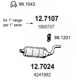 Амортизатор ASSO 12.7024