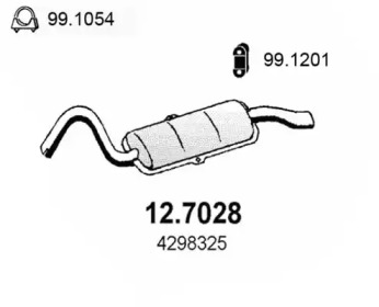 Амортизатор ASSO 12.7028