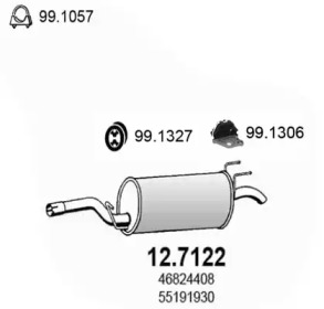 Амортизатор ASSO 12.7122