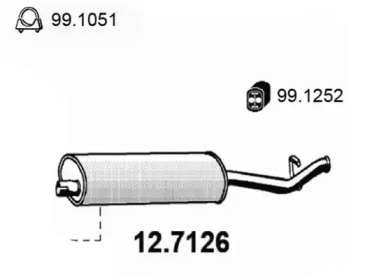 Амортизатор ASSO 12.7126