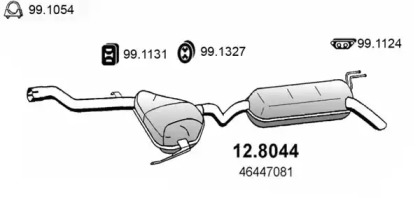 Амортизатор ASSO 12.8044