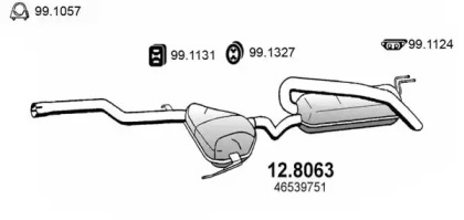 Амортизатор ASSO 12.8063