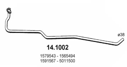 Трубка ASSO 14.1002