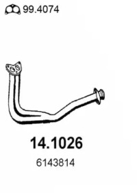 Трубка ASSO 14.1026