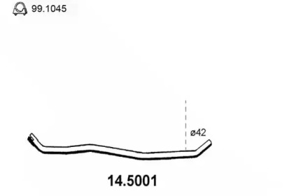 Трубка ASSO 14.5001