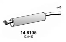 Амортизатор ASSO 14.6105