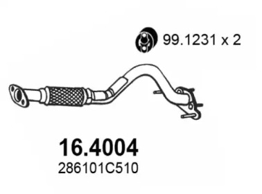 Трубка ASSO 16.4004