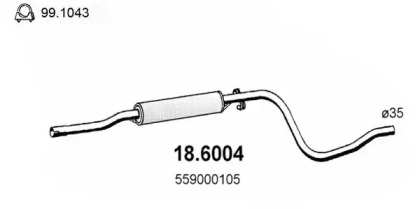 Амортизатор ASSO 18.6004