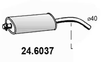 Амортизатор ASSO 24.6037