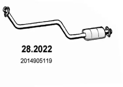 Амортизатор ASSO 28.2022