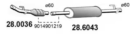 Амортизатор ASSO 28.6043