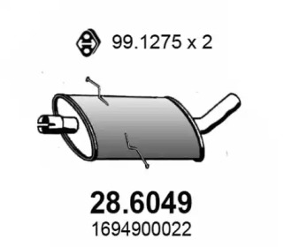 Амортизатор ASSO 28.6049