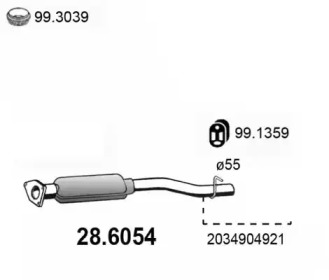 Амортизатор ASSO 28.6054