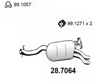 Амортизатор ASSO 28.7064