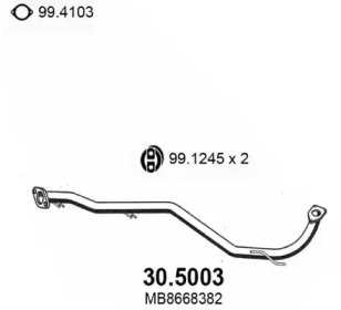 Трубка ASSO 30.5003