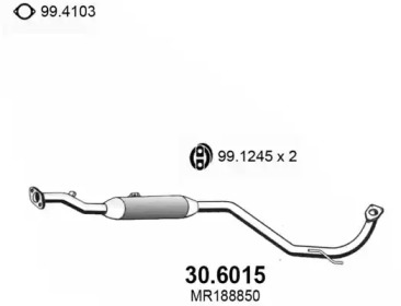 Амортизатор ASSO 30.6015