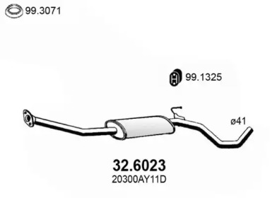 Амортизатор ASSO 32.6023