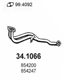 Трубка ASSO 34.1066