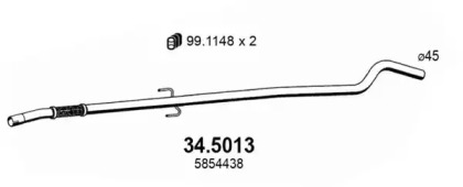 Трубка ASSO 34.5013