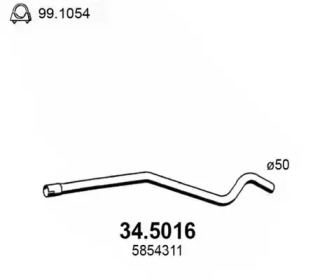 Трубка ASSO 34.5016