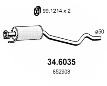 Амортизатор ASSO 34.6035