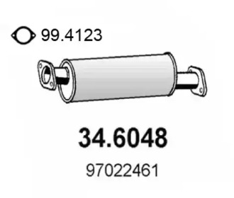 Амортизатор ASSO 34.6048