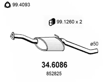 Амортизатор ASSO 34.6086