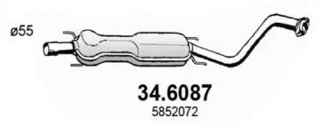 Амортизатор ASSO 34.6087