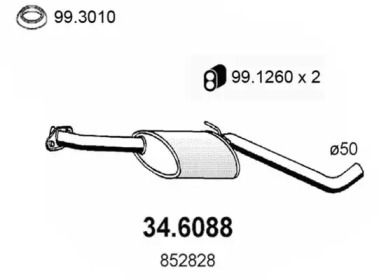 Амортизатор ASSO 34.6088