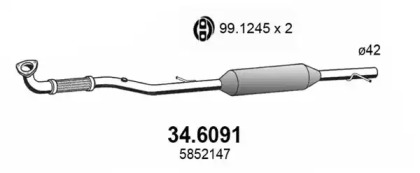 Амортизатор ASSO 34.6091